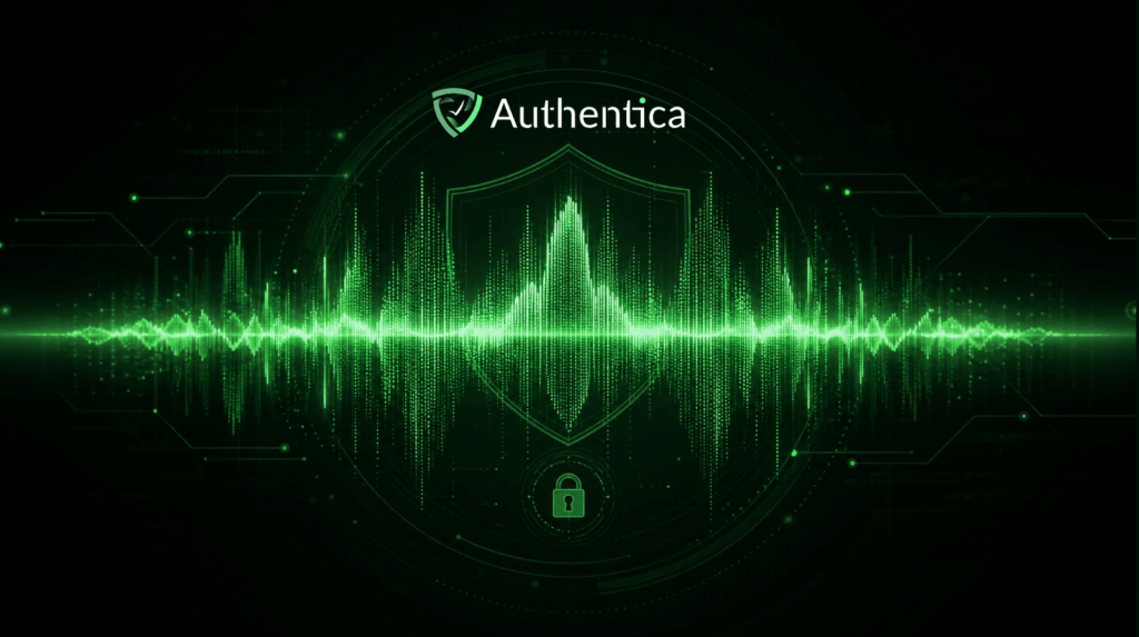 Digital sound wave visualization for voice recognition authentication