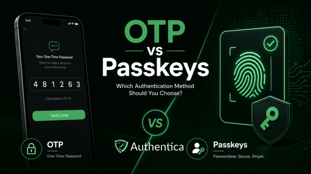 مقارنة بين OTP وPasskeys في المصادقة